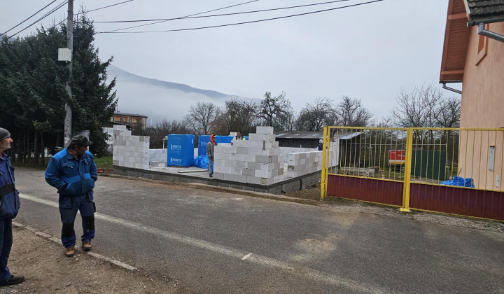 Garáž pre hasičské auto