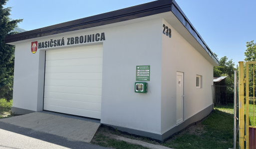 Garáž pre hasičské auto 2024